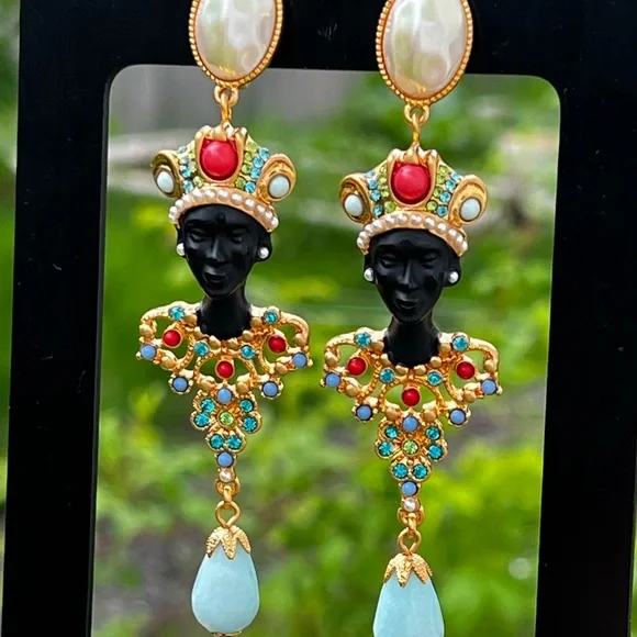 Askew London Blackamoor 🆕 Drop Earrings